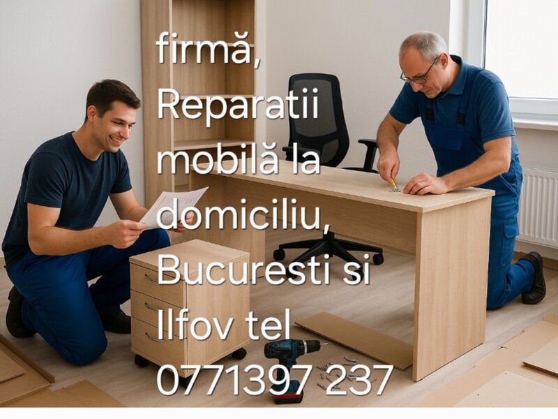 Reparatii casnice de orice fel, seriozitate punctualitate